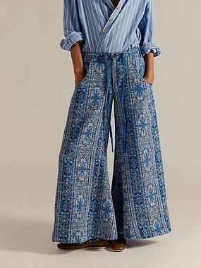 NWOT Free People Dahlia Wide-Leg Pants Size 12